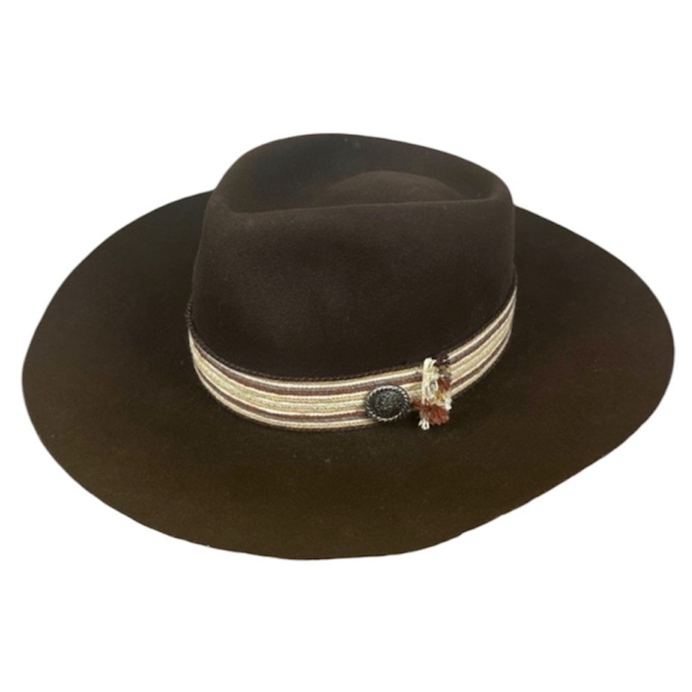 Renegade by Bailey Brown 100% Wool Cowboy Hat Size Medium